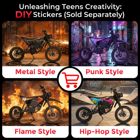 Dirt Ebike cool DIY sticker kit