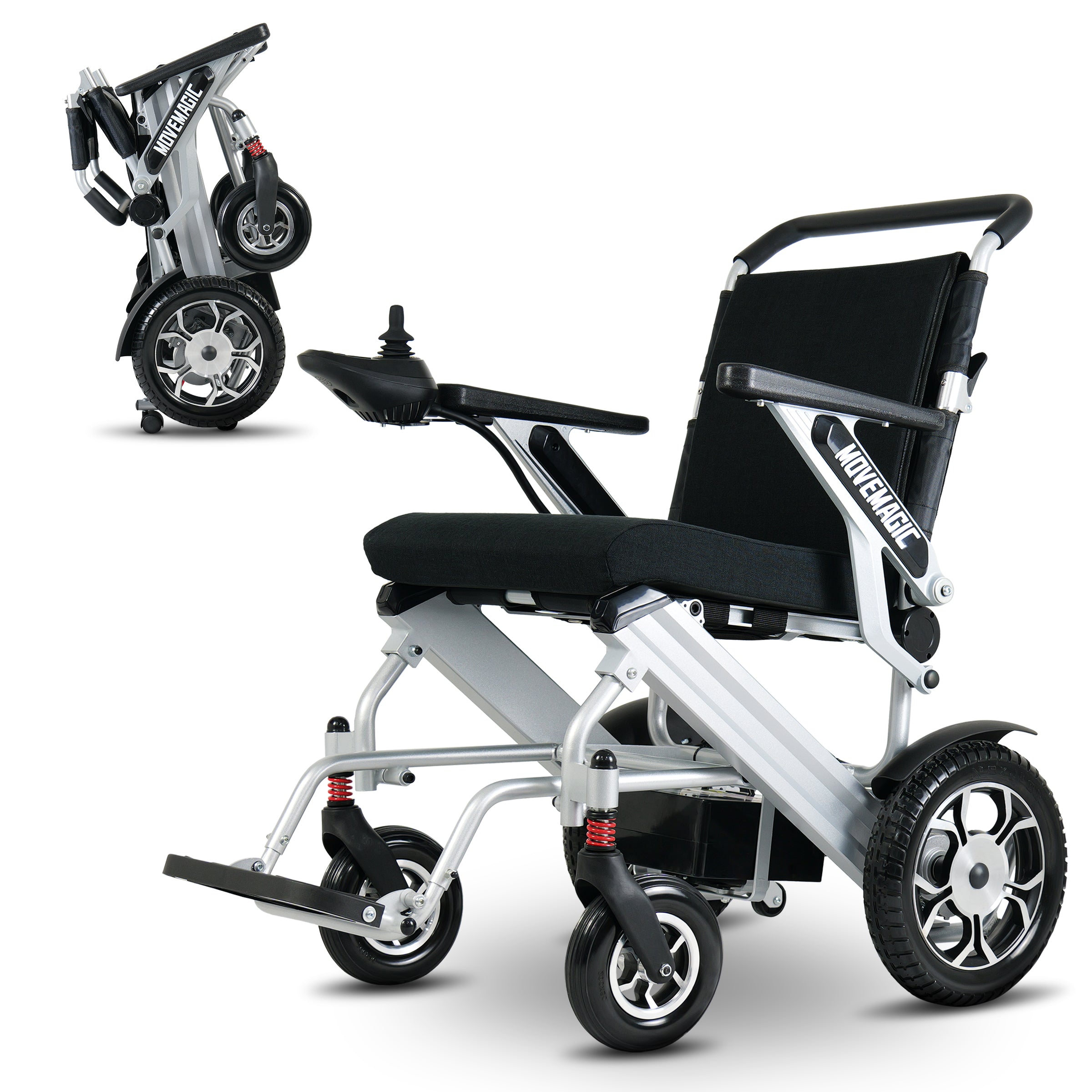 25 Mile Range Adult Power Wheelchair, All Terrain, Lithium Battery