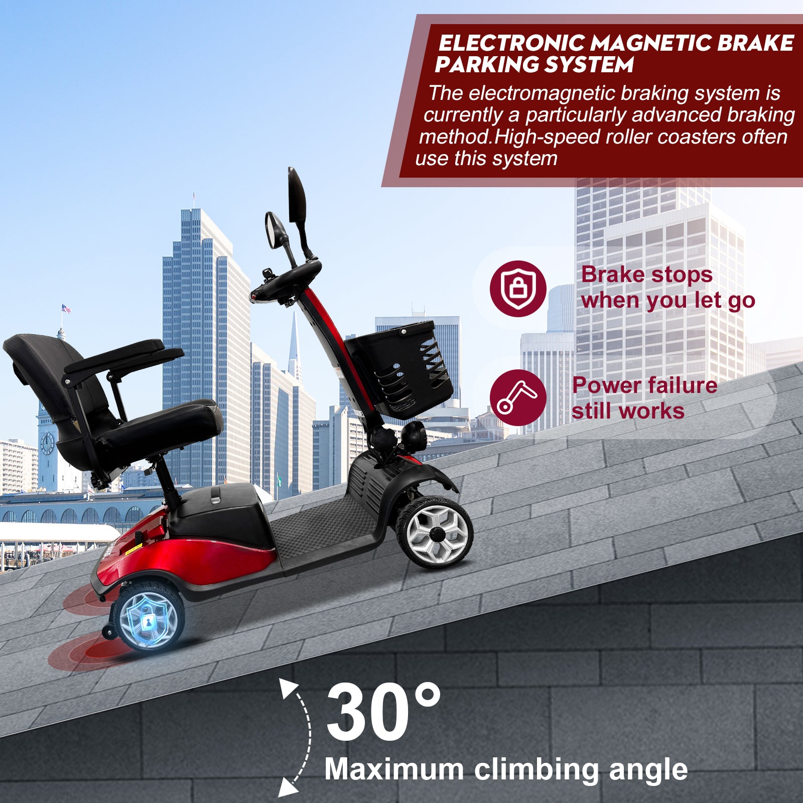 Electric Mobility Scooter ,13 Miles Range