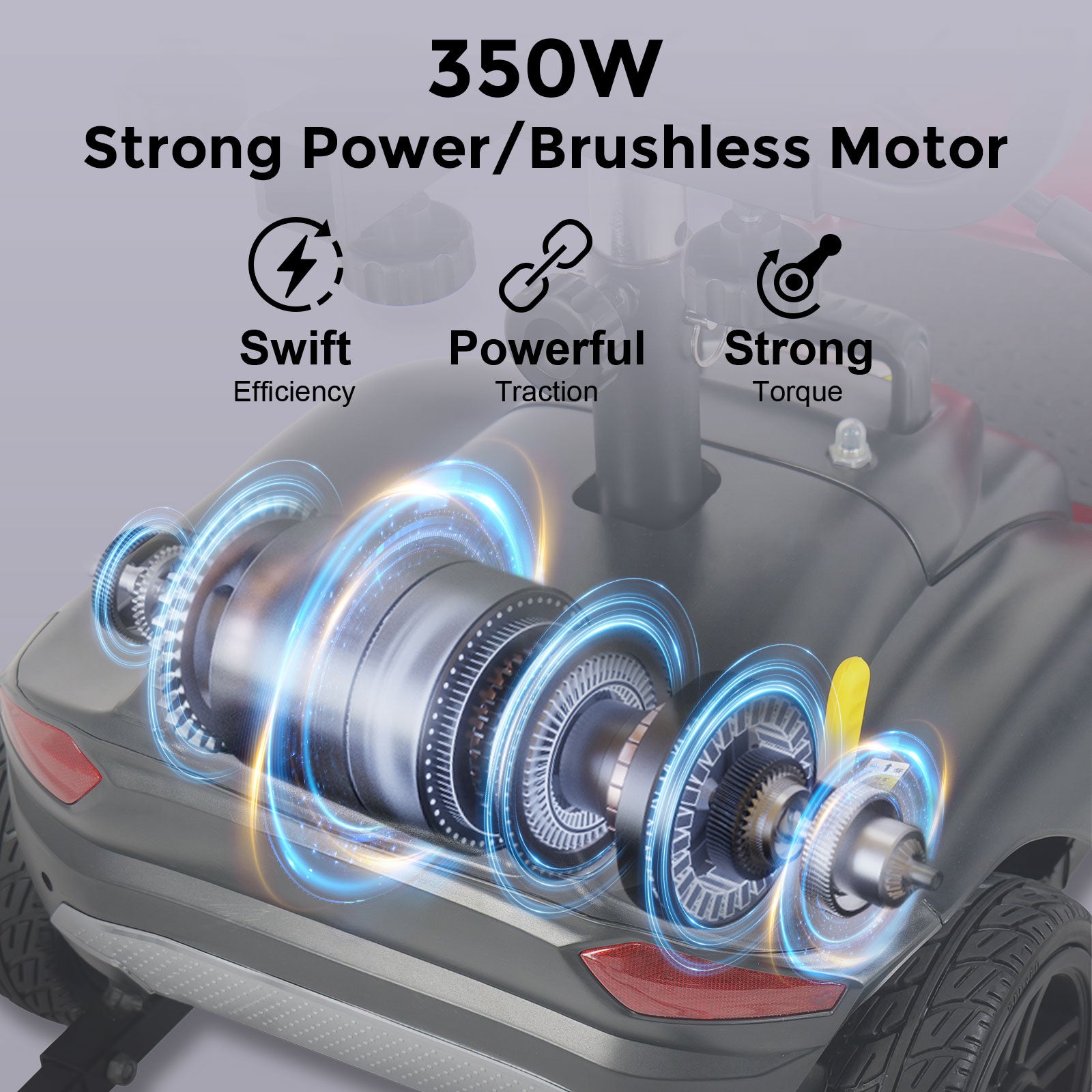 Foldable Mobility Scooter 30 -45 Mile Range - Storm S2