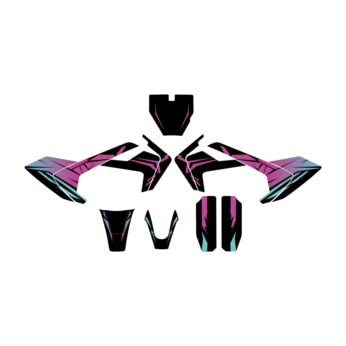 Dirt Ebike cool DIY sticker kit