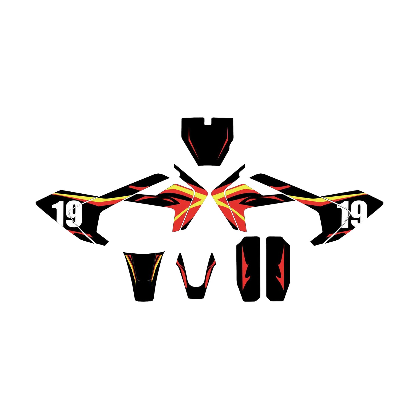 Dirt Ebike cool DIY sticker kit