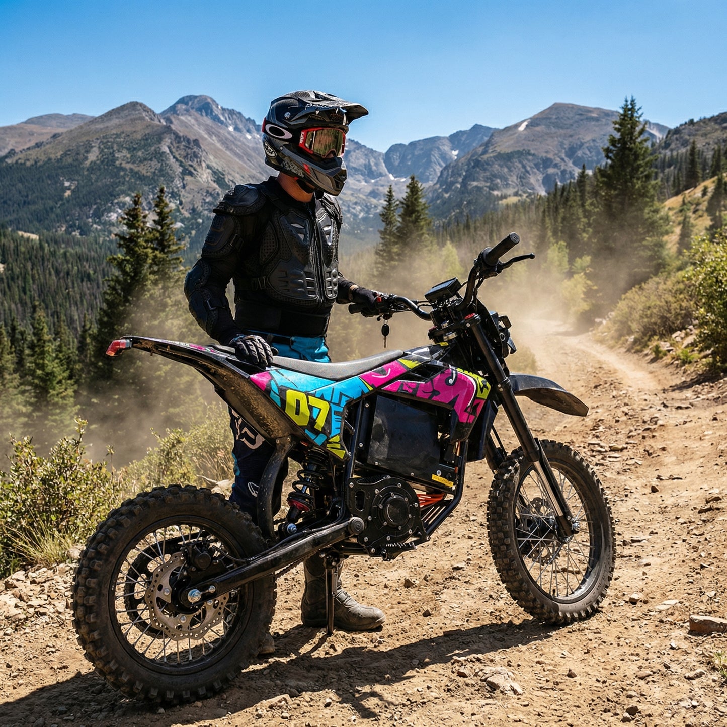 Dirt Ebike cool DIY sticker kit