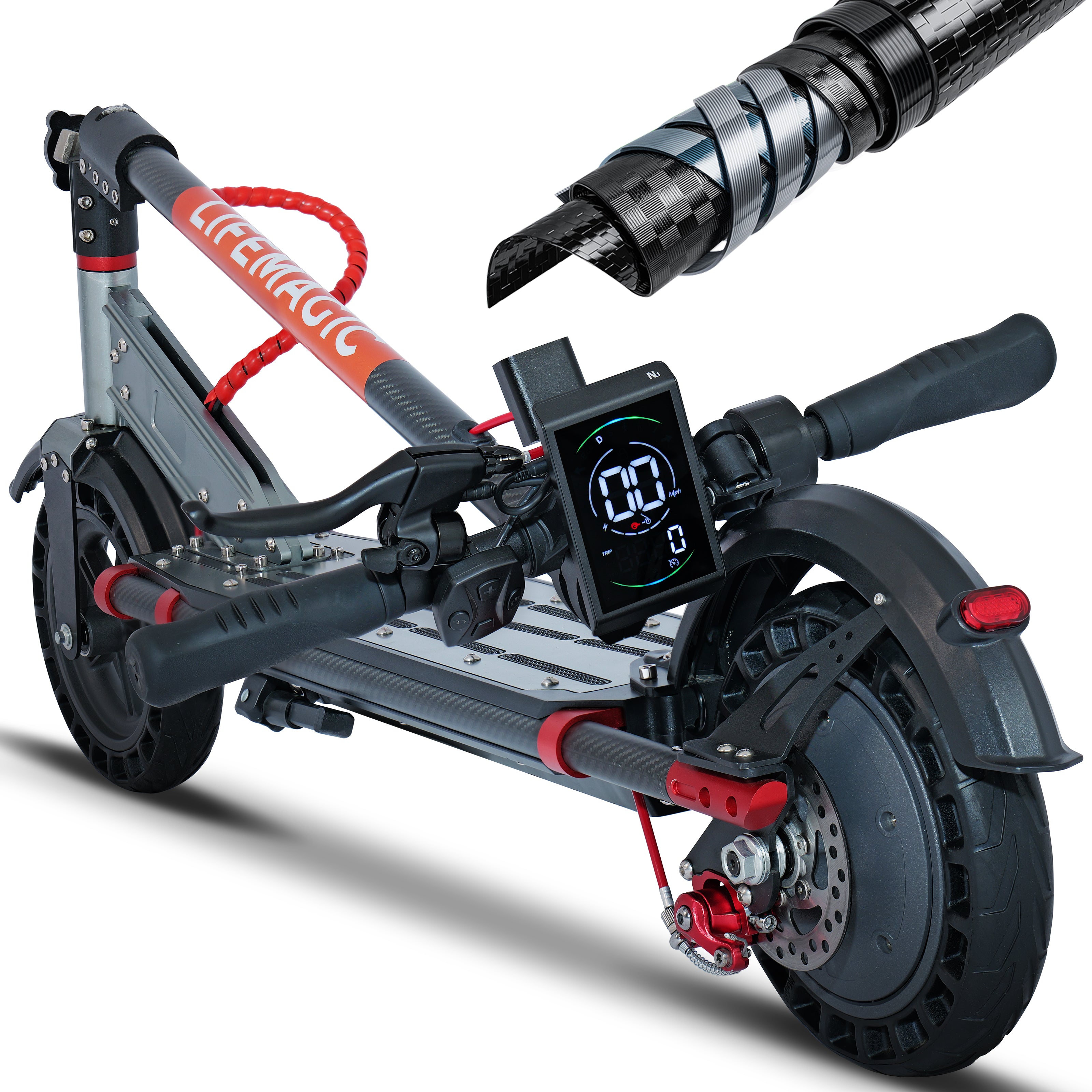 LIFEMAGIC H1 CARBON FIBER SCOOTER-B