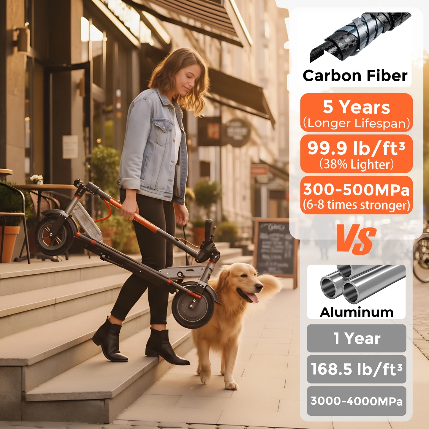 LIFEMAGIC H1 CARBON FIBER SCOOTER