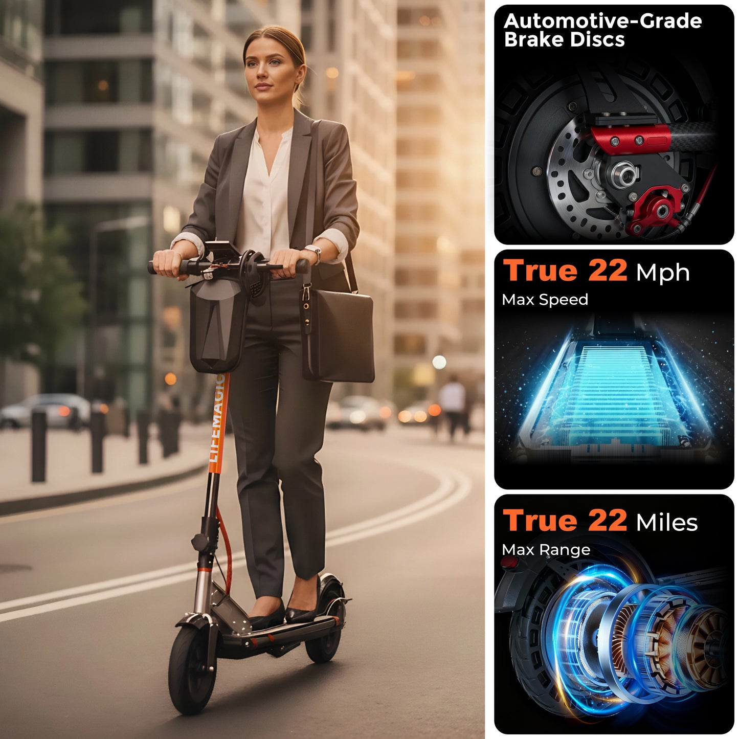 LIFEMAGIC H1 CARBON FIBER SCOOTER