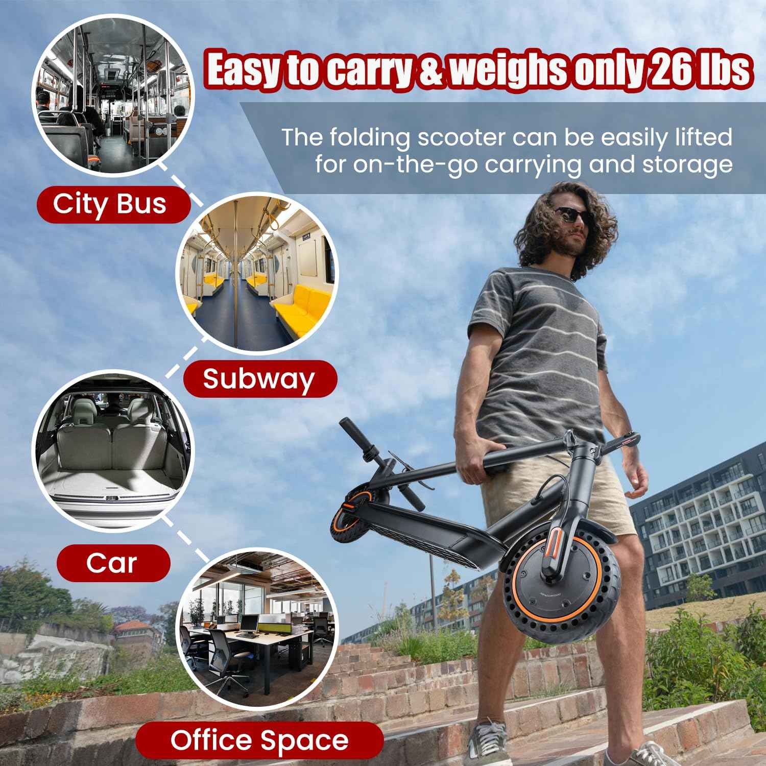 MOVEMAGIC E-Scooter DY8502 - MOVEMAGIC