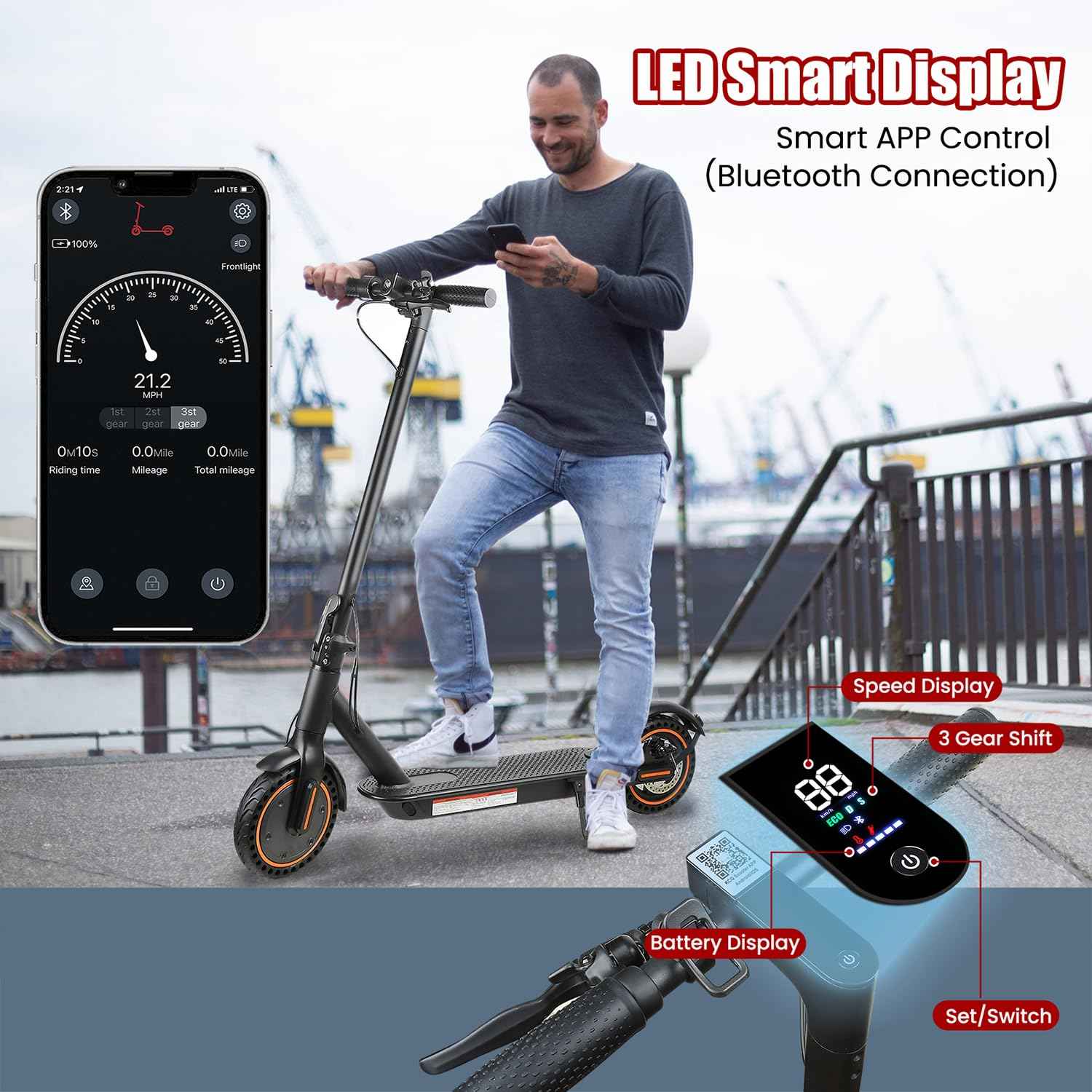 MOVEMAGIC E-Scooter DY8502 - MOVEMAGIC