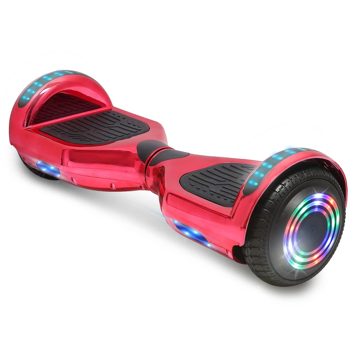 Electric Hoverboard Scooter with 6.5” Wheels Bluetooth Speaker LED Lights,QY-ET2