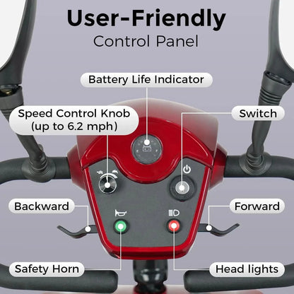 MOVEMAGIC 4-Wheel Mobility Scooter - MOVEMAGIC